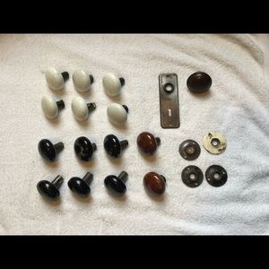 Collection of Vintage Porcelain Door Knobs